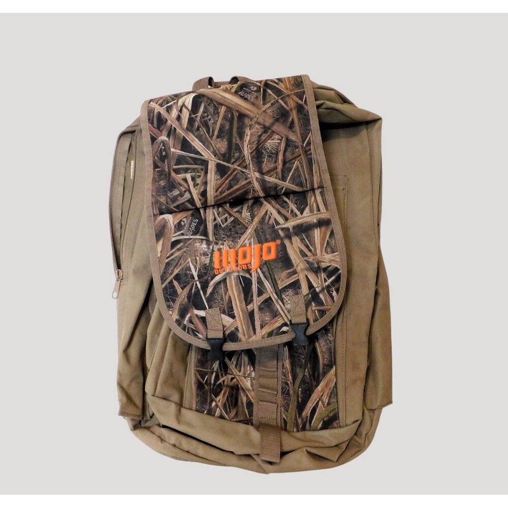 MOJO Outdoors Camo Hunting Decoy Backpack Multiple Pockets Gear Accessories - Picture 2 of 16